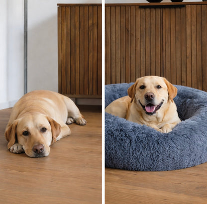 Paw-care™ Flauschiges Donut-Hundekissen