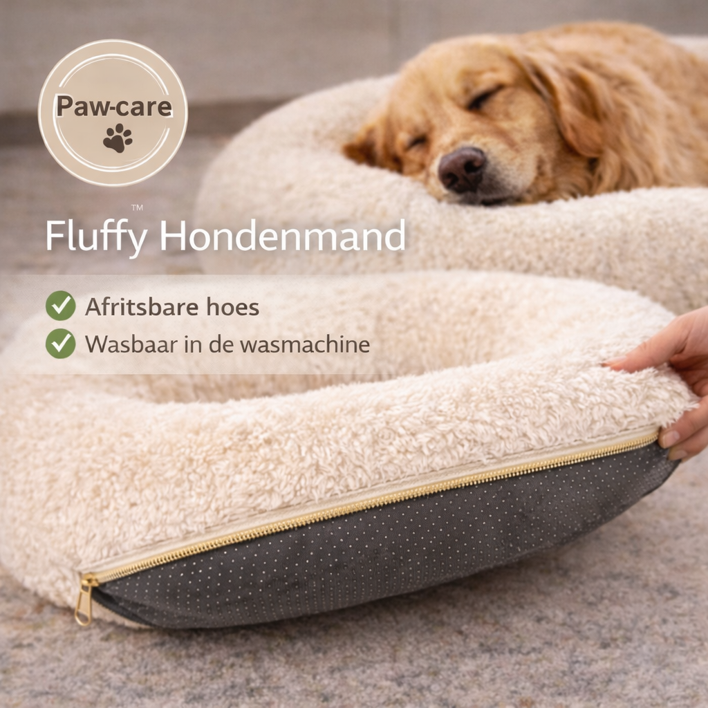 Paw-care™ Flauschiges Donut-Hundekissen